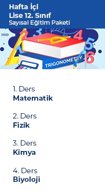 12.sınıf- Lise Sayısal Eğitim Paketi DKHS-LSEP-12-2021