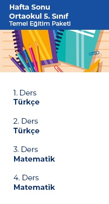 5.sınıf - Ortaokul Temel Eğitim Paketi-HS DKSS-OTEP-5-2021WK